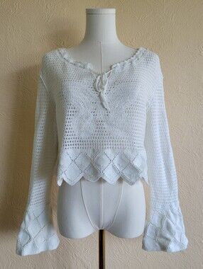 dELiA*s by Dolls Kill | Wind Kissed Crochet Top